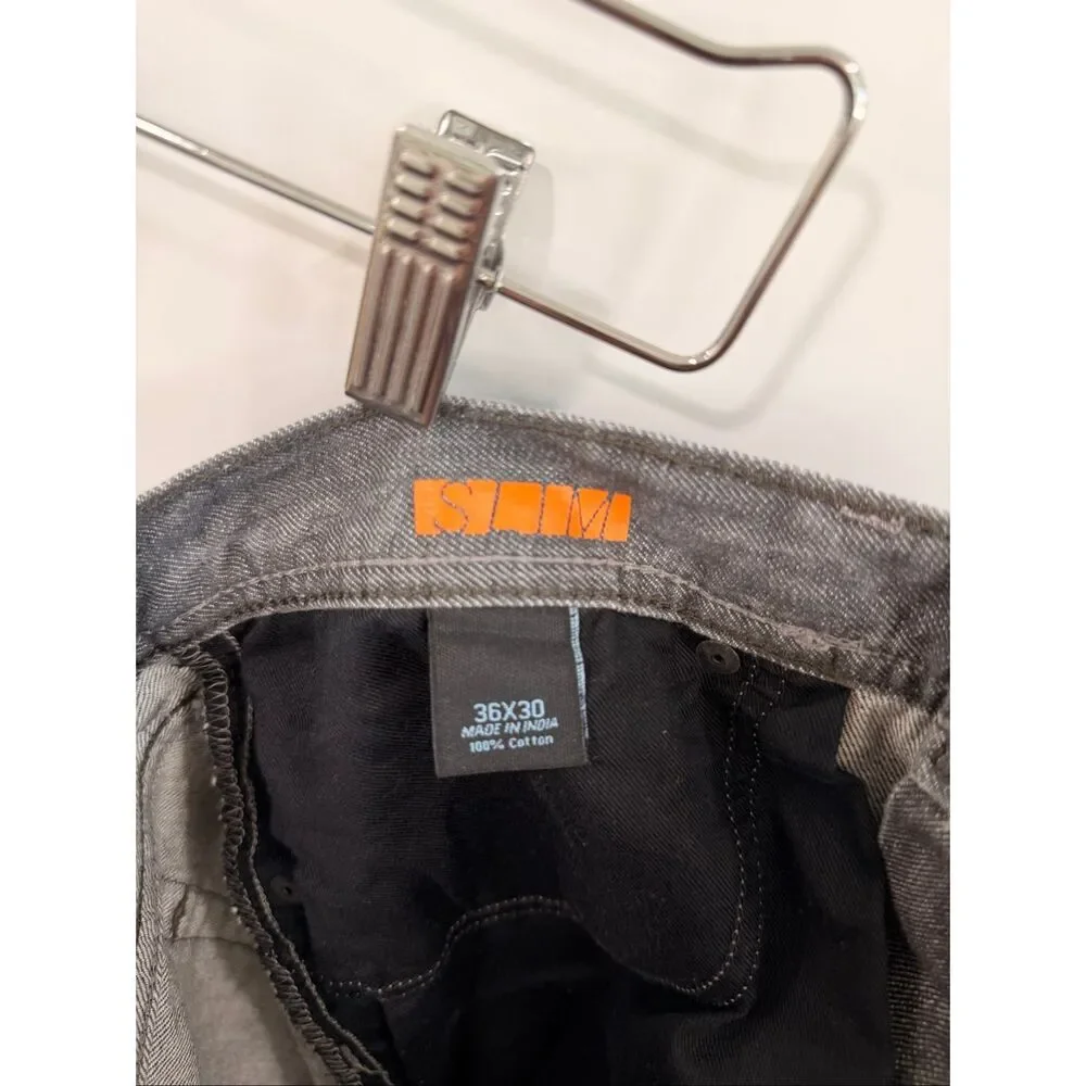 Marc Anthony Slim Fit Gray Jeans 36x30 Men